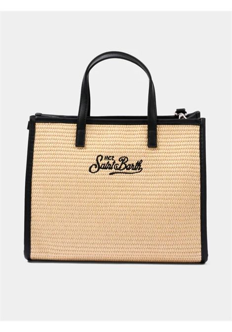 Borsa Media in paglia SAINT BARTH | VVID001 VIVIAN MID STRAW00421L 110 EMB